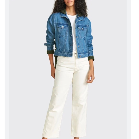 Veronica Beard Shani Waterfall DenimTwill Combo Jacket XS - Picture 6 of 11